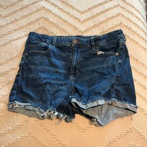 American Eagle Outfitters Dark Blue Jean Shorts